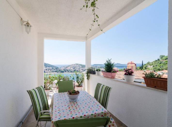 Bed and breakfast for 2 people, with ocean view in Dubrovnik