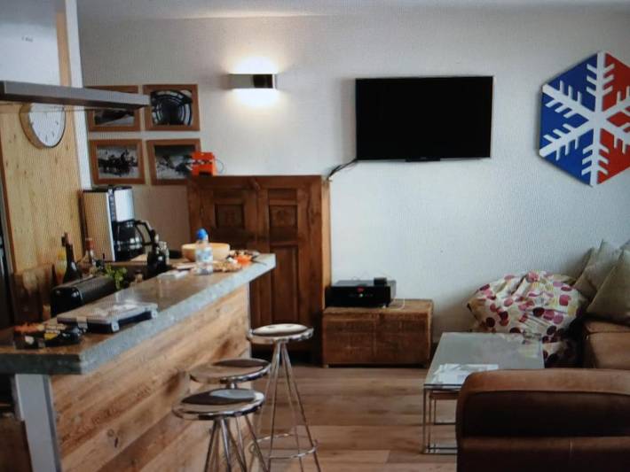 Location de vacances pour 2 personnes, avec terrasse et vue dans Courchevel 1300 (Le Praz) - 4