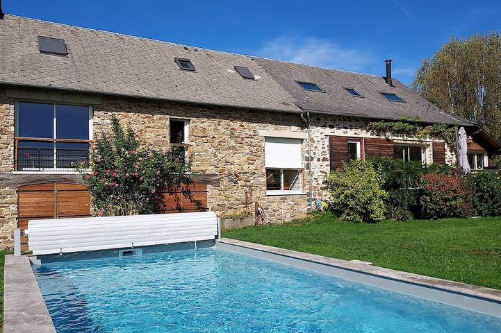 Maison de vacances pour 8 personnes, avec jardin et piscine