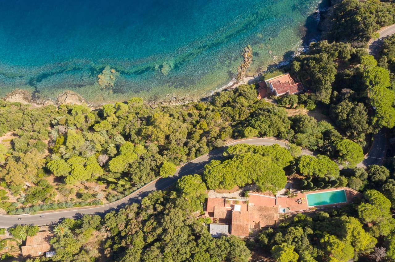 Villa Lo Schioppo vista mare in Marciana Marina, Arcipelago Toscano