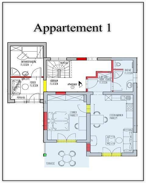 Ganze Ferienwohnung, Appartement Nr. 1 in Flattach, Oberkärnten