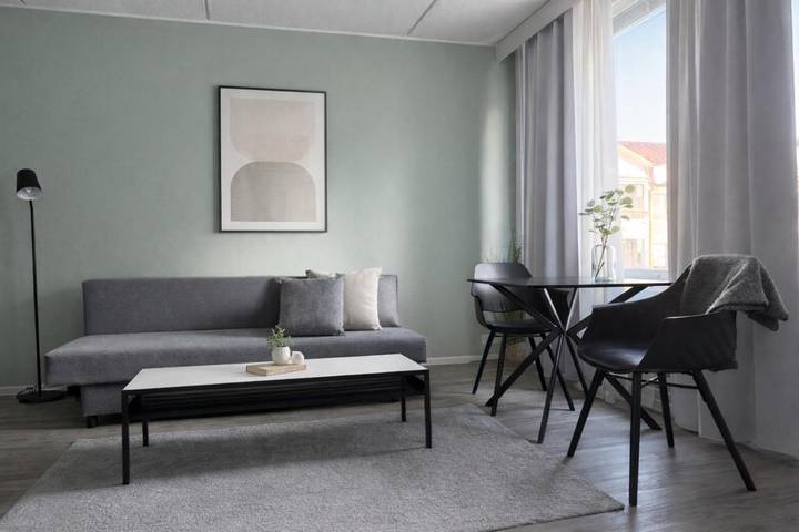 Ferienwohnung für 4 Personen, mit Sauna und Ausblick sowie Garten