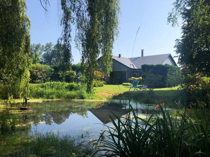 Chambre d’hôte pour 2 personnes, avec terrasse ainsi que jardin et vue en Normandie