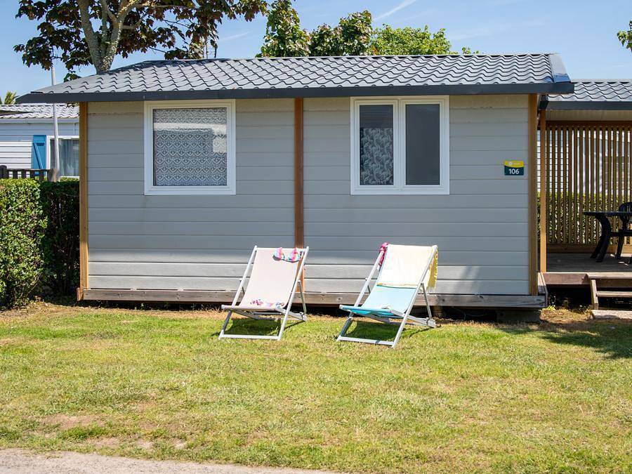 Camping maeva Club Les Dinosaures - Chalet 2 personen - Ch Cosy 1ch + Ankleide 2 pers. in Talmont-Saint-Hilaire, Vendée