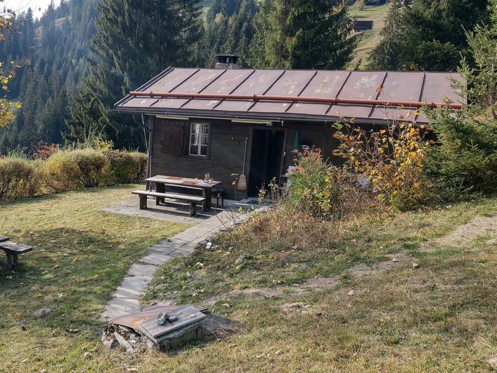 Hütte für 6 Personen, mit Garten in Graubünden