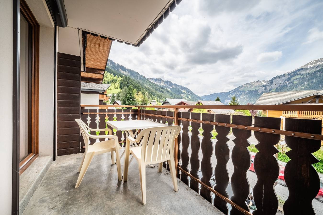 Monolocale 'L'Ourson - 4 Persone' con vista montagna, balcone e Wi-Fi in Chatel, Les Portes du Soleil