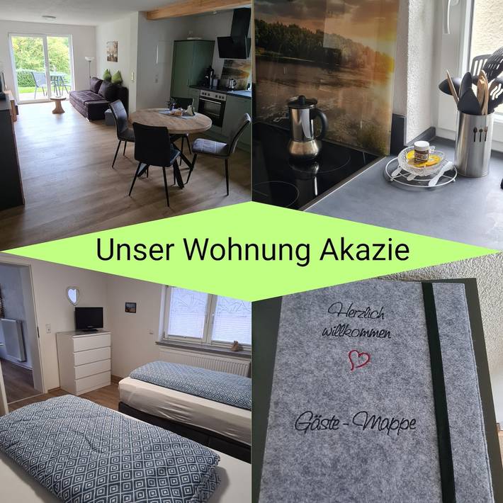 Ferienwohnung für 3 Personen, mit Ausblick und Terrasse sowie Garten, mit Haustier im Saarland