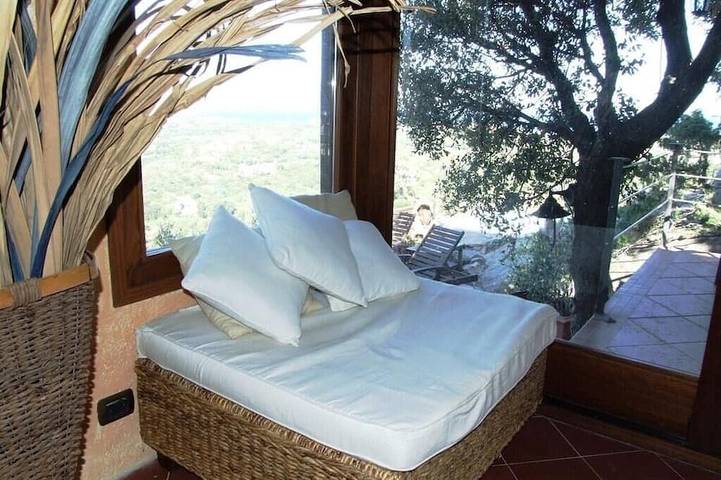 Villa Vista, from the terrace a stunning view to  Costa Smeralda and the Islands in Porto Rotondo, Olbia