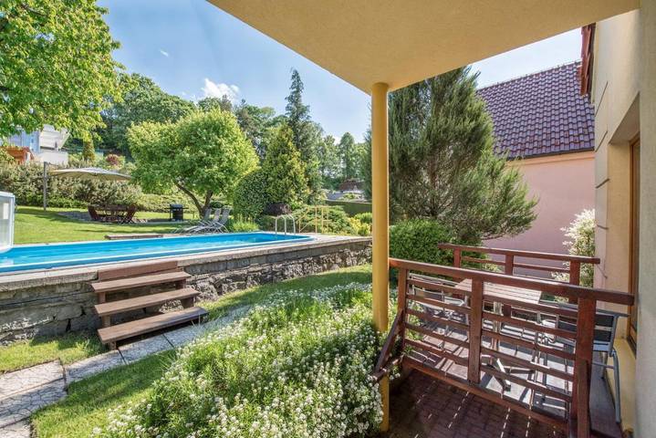 Gîte pour 4 personnes, avec piscine ainsi que jardin et vue, animaux acceptés à Český Krumlov - 3