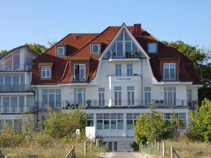 Ferienwohnung für 2 Personen, mit Ausblick und Meerblick am Warnemünde Strand