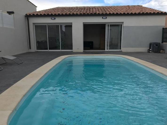 Location de vacances pour 6 personnes, avec sauna et piscine ainsi que jacuzzi et jardin, animaux acceptés à Sallèles-d'Aude - 2
