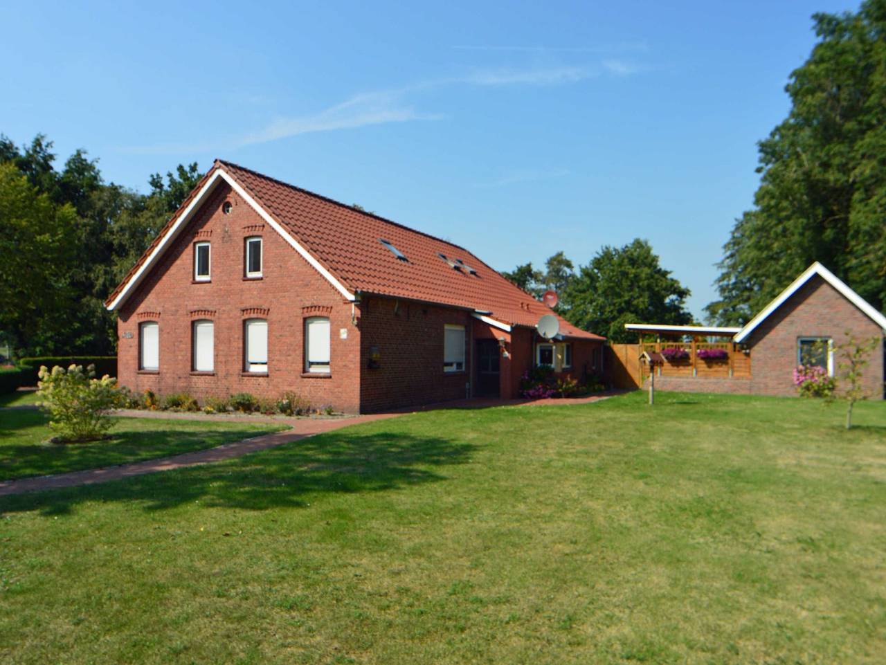 Ganze Ferienwohnung, Ferienwohnung Wiesenblick, 65322 - Ferienwohnung in Ostfriesland 45qm, max. 2 Personen in Moormerland, Ostfriesland