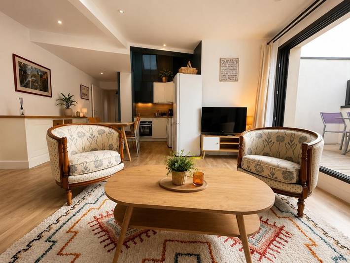 Gîte pour 4 personnes, avec terrasse dans Office De Tourisme D Auray - 3