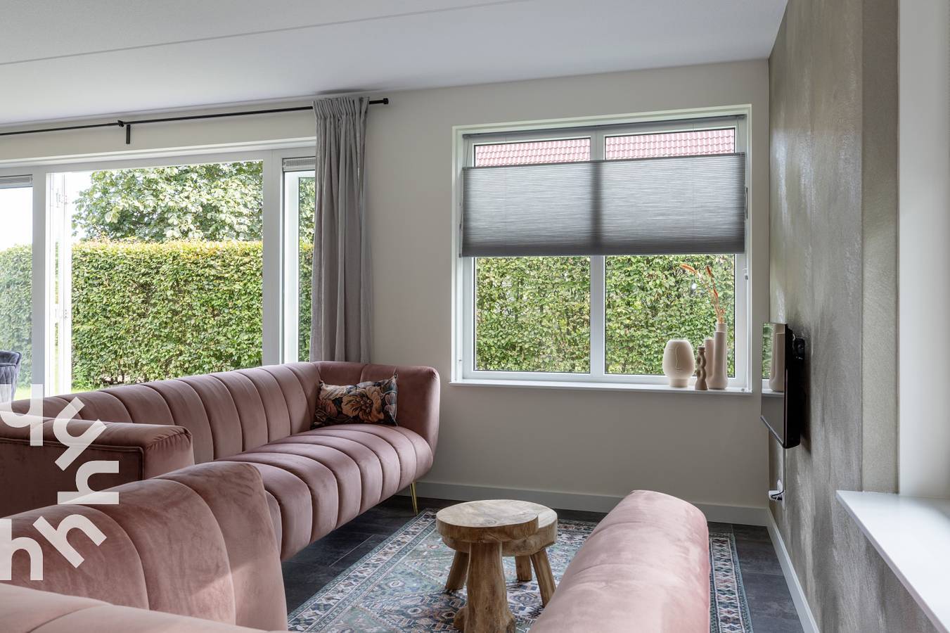 Modern 4 persoons vakantiehuis met riante tuin en terras aan de zwemvijver in Havelte in Regio Zwolle