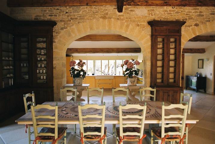 Gîte pour 14 personnes, avec terrasse ainsi que jardin et piscine, animaux acceptés dans le Gard - 4