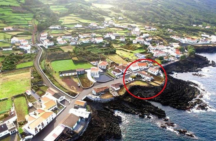 Ferienhaus für 4 Personen, mit Garten und Ausblick auf Pico (Azoren)
