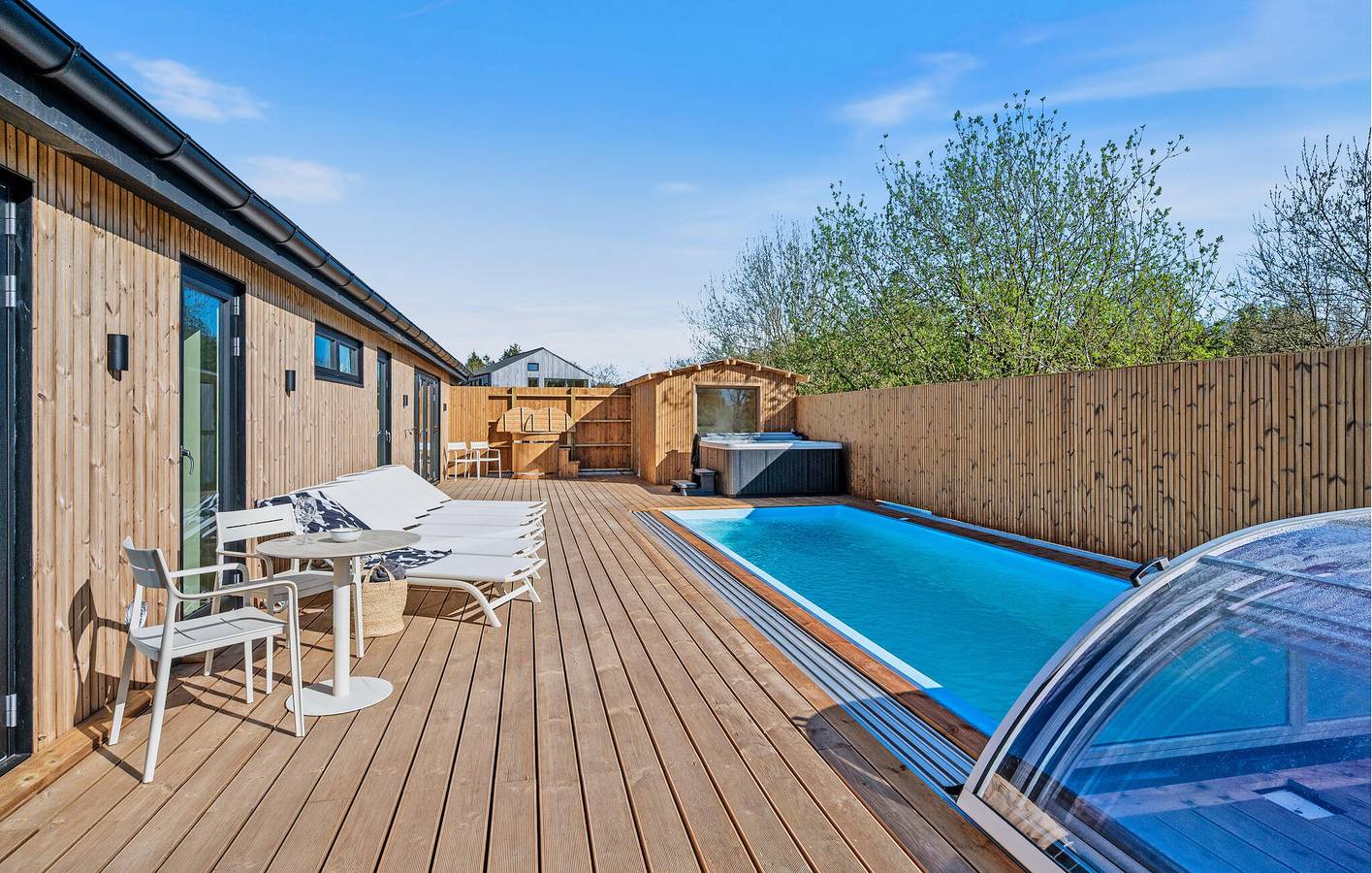 Ferienhaus für 14 Personen mit Sauna in Ikast-Brande