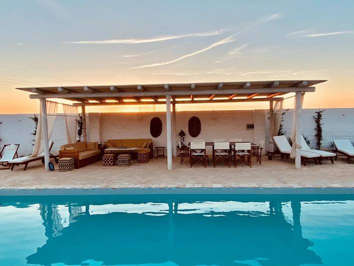 Location de vacances pour 21 personnes, avec piscine ainsi que vue et jardin à Corato - 4