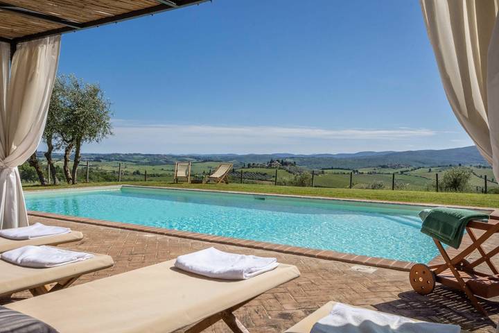 Location de vacances pour 12 personnes, avec terrasse et jardin à Castellina in Chianti - 2