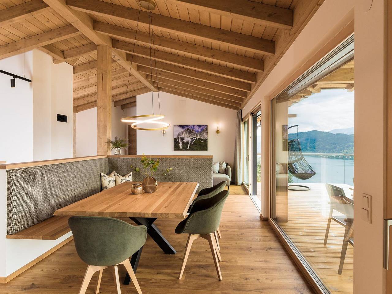 Ganze Ferienwohnung, Chalet Seeblick - Chalet Seeblick Apartement Goldeck in Millstatt, Oberkärnten