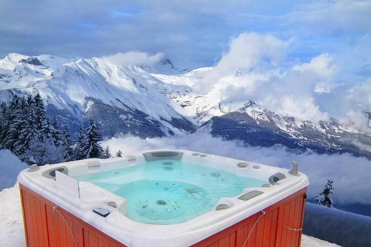 Chalet für 15 Personen, mit Balkon und Sauna sowie Whirlpool - 1