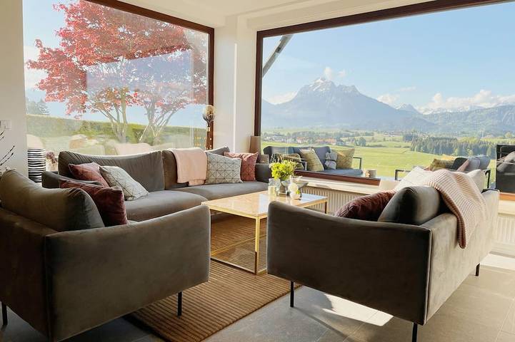 Hütte für 6 Personen, mit Sauna und Garten am Forggensee