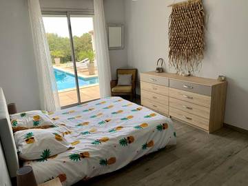 Gîte pour 4 personnes, avec piscine et terrasse, animaux acceptés à Beaulieu (Hérault)