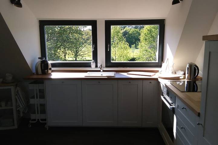Ferienwohnung für 6 Personen, mit Garten und Sauna sowie Balkon und Whirlpool in Zernien