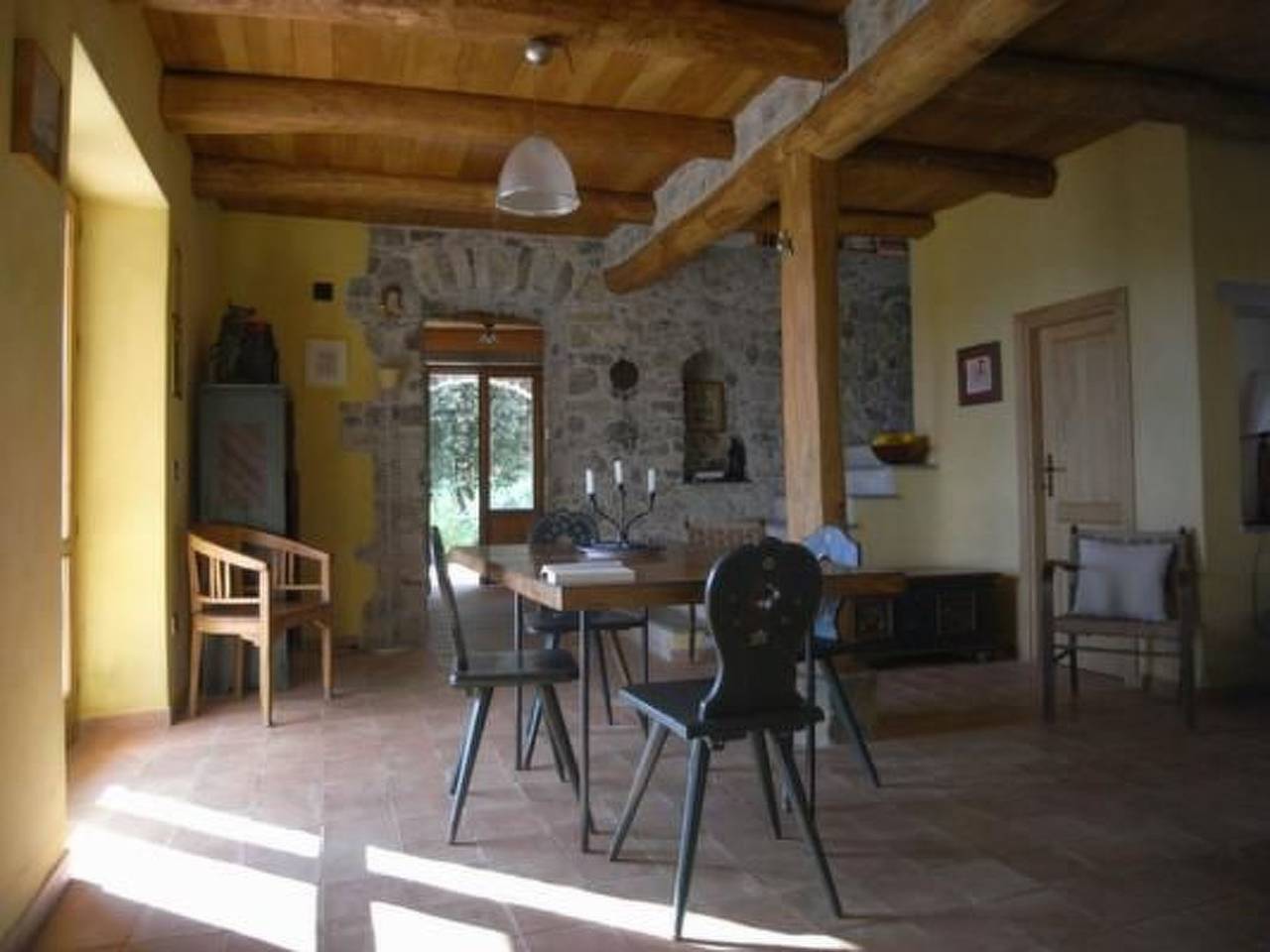 Natursteinhaus mit Panoramablick zum Meer in Tortorella, Cilento