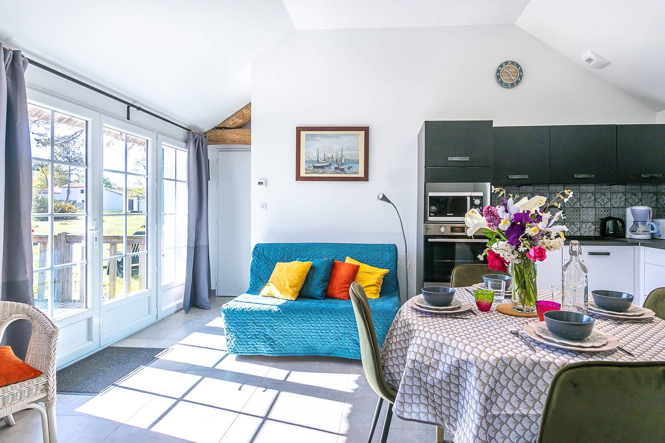 Gîte Château Trompette mit privater Terrasse, Garten, Klimaanlage und Wlan in Le Fenouiller, Loire-Tal