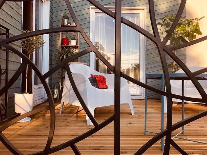 Gîte pour 4 personnes, avec jardin et vue à Malemort-du-Comtat