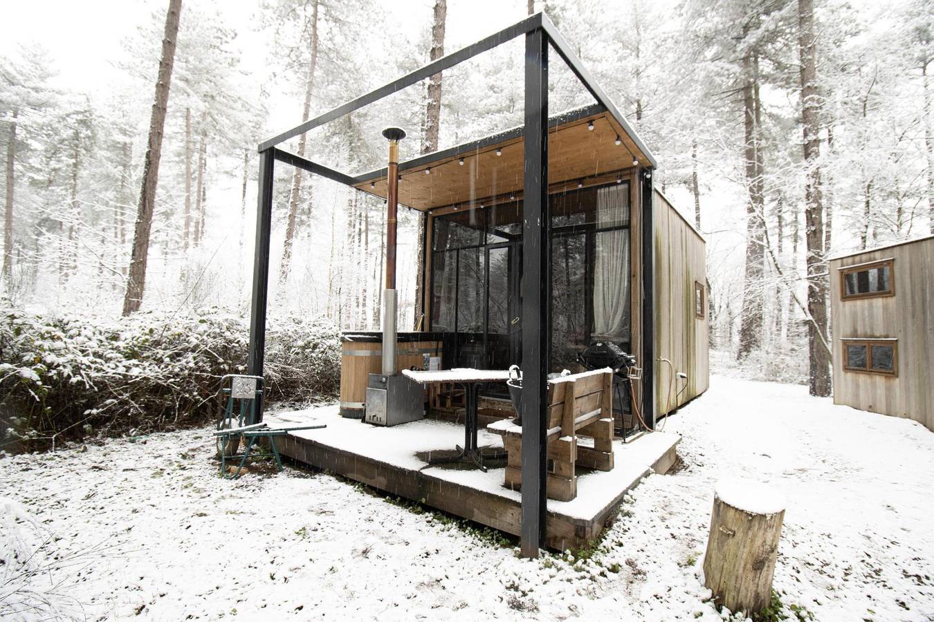 Recreatiedomein Warredal — Sweet Cabin met hottub in Maaseik, Hoge Kempen