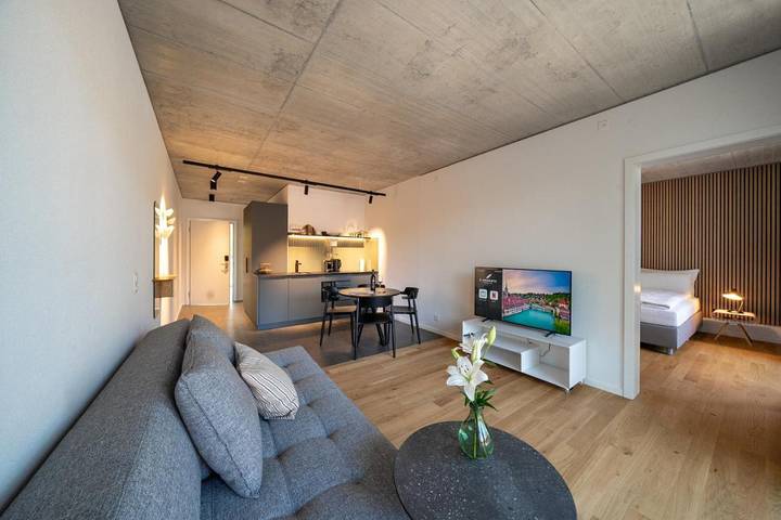 Vakantiewoning voor 3 personen, with Balkon and Terras as well as Uitzicht in Bern