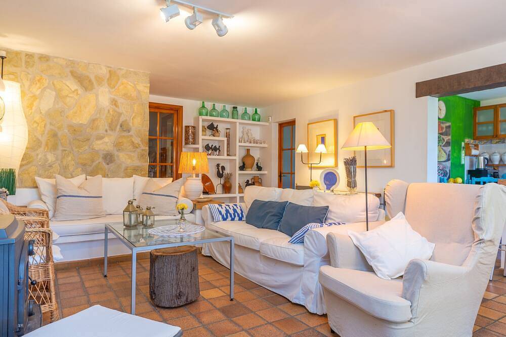 Casa S'Olivaret (Selva)- Fantástica villa con piscina privada y Wifi gratis in Selva (Mallorca), Interior de Mallorca