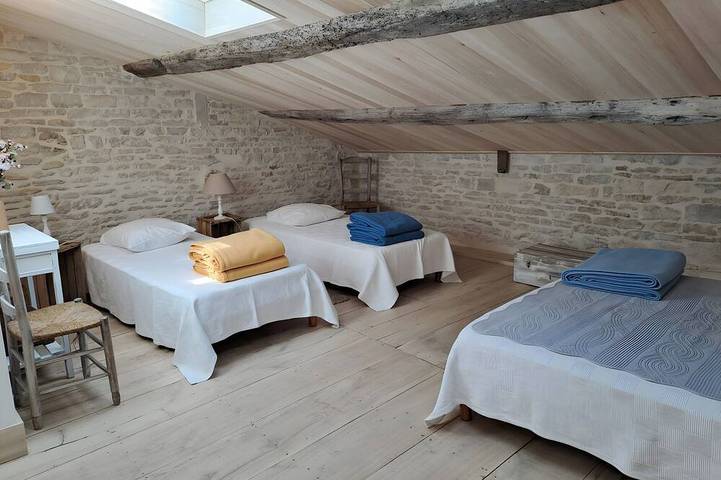 Location de vacances pour 13 personnes, avec terrasse et jardin à Saint-Hilaire-la-Palud - 2