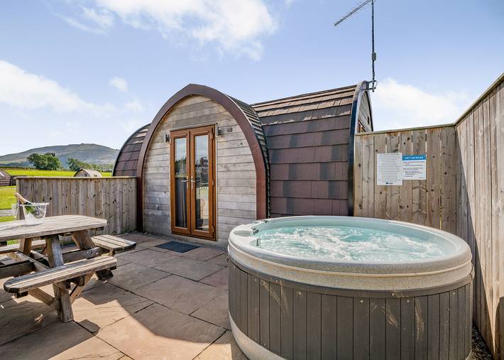 Log cabin for 2 people in North Yorkshire