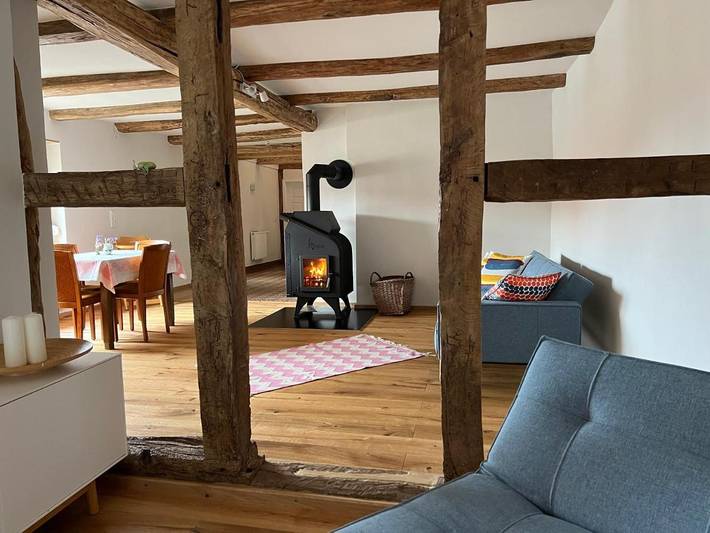 Gîte pour 4 personnes, avec jardin dans Konigerode