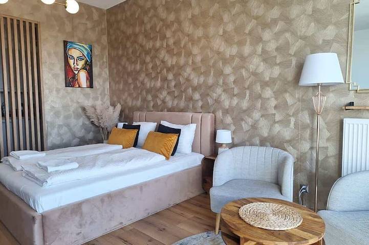 Ganze Wohnung, Komfortables Studio im Zentrum von Szczecin | Pool | Sauna in Stettin, Ostsee Vorpommern