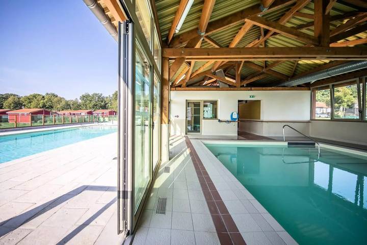 Chalet voor 4 personen, met zwembad en terras in de Ardennen
