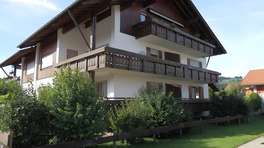 Vacation rental for 5 people, with sauna and yard, with pets in Oberallgäu