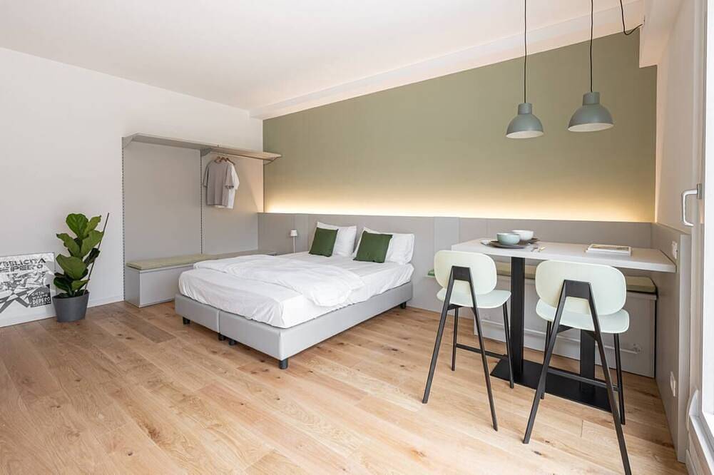 Doppelzimmer-Superior-Ensuite mit Dusche in Trient, Fleimstaler Alpen