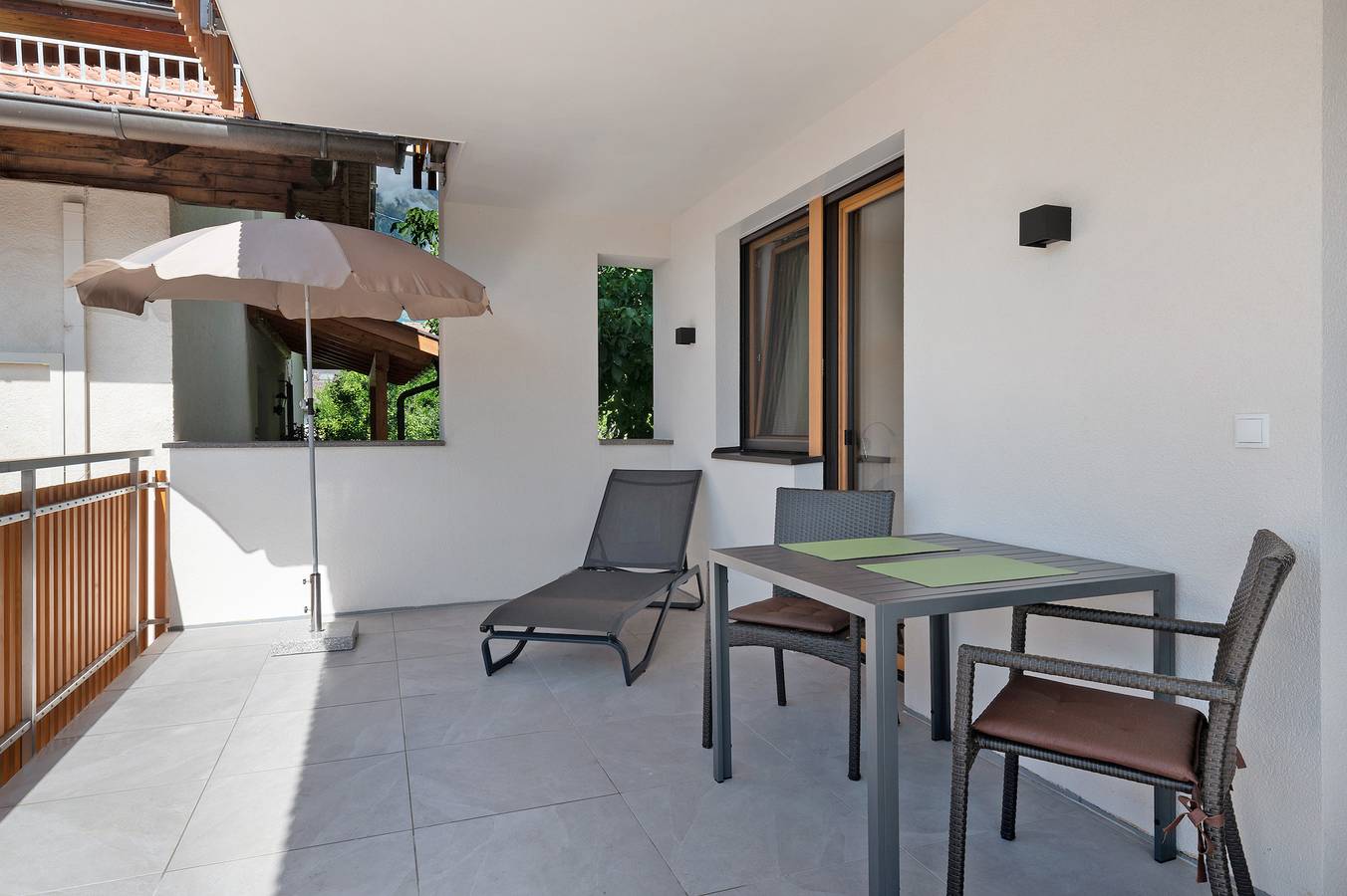 Ganze Wohnung, Ferienwohnung 'Unterdornerhof Typ D' mit Bergblick, privater Terrasse und Wi-Fi in Algund, Texelgruppe