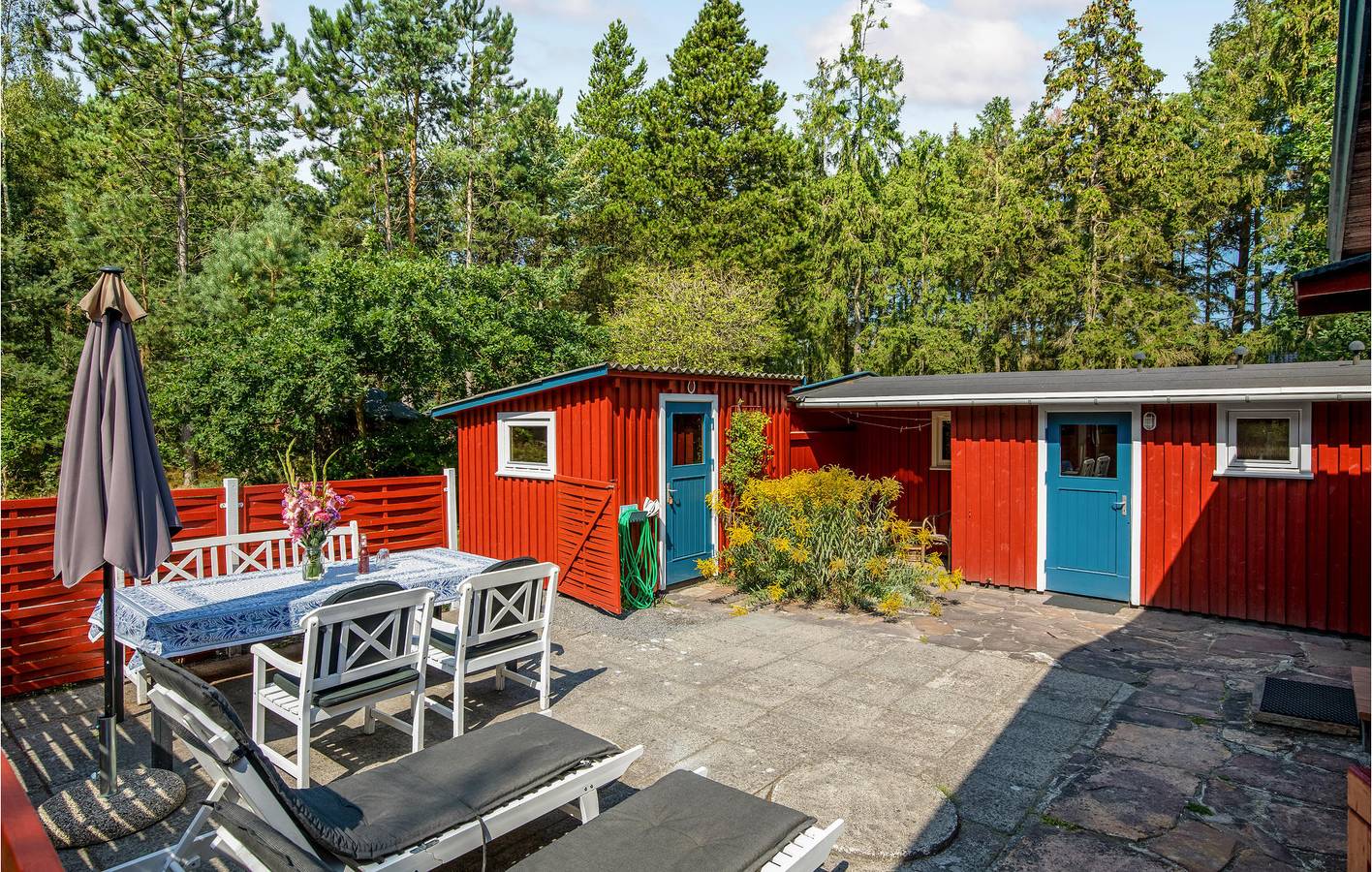 Ferienhaus für 6 Personen mit Terrasse in Snogebæk, Bornholm