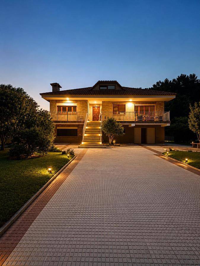 Chalet para 9 personas, con Balcón y Terraza además de Jardín y Vistas en Baixo Miño