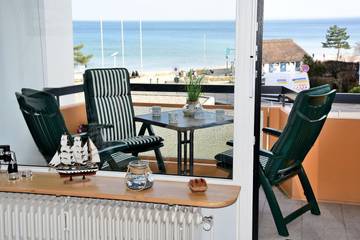 Ferienwohnung für 3 Personen, mit Balkon und Seeblick in Scharbeutz
