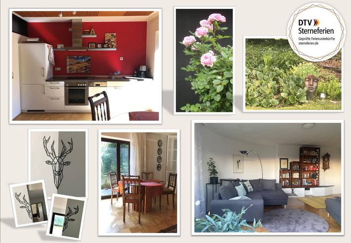 Ferienwohnung für 2 Personen, mit Terrasse und Garten