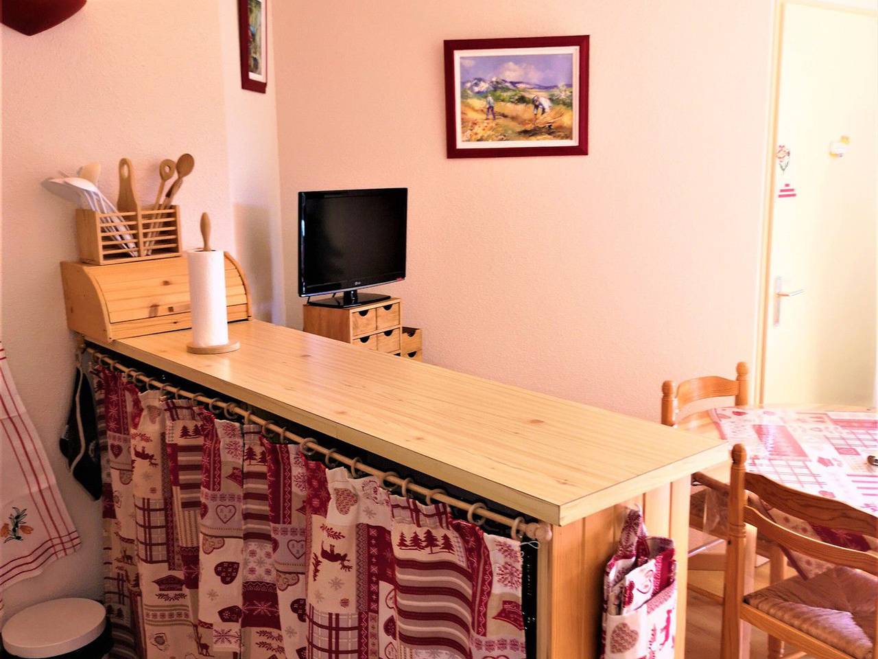 Appartement entier, Studio confortable 4 pers, vue sur pistes, La Joue du Loup in La Joue du Loup, Le Dévoluy
