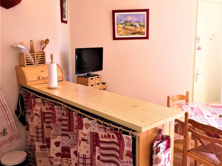 Apartamento entero, Estudio cómodo 4 pers, vista a pistas, La Joue du Loup in La Joue du Loup, Dévoluy (comuna)