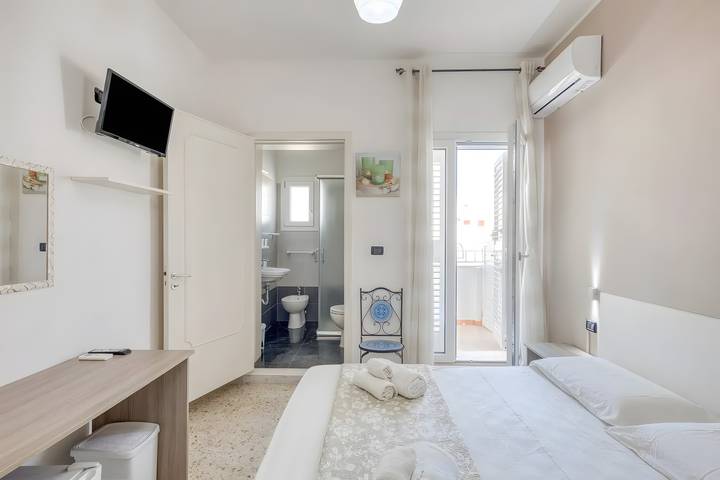 Zimmer für 2 Personen, mit Balkon - 1