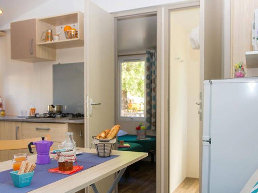 Camping Lou Pignada - Mobilheim 4 personen - Classic Xl | 2 Schlafz. | 4 Pers. | Erhöhte Terrasse in Ondres, Côte d’Argent